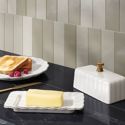  Ribbed Butter Dish - Threshold™