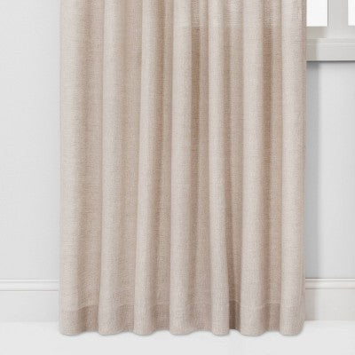  1pc Light Filtering Linen Window Curtain Panel - Threshold™
