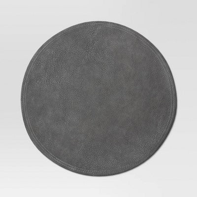  Faux Leather Decorative Charger - Threshold™
