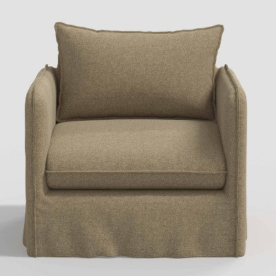  Berea Slouchy Lounge Chair With French Seams - Threshold™