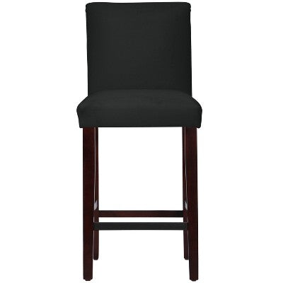  30" Velvet Parsons Barstool Wood - Threshold™