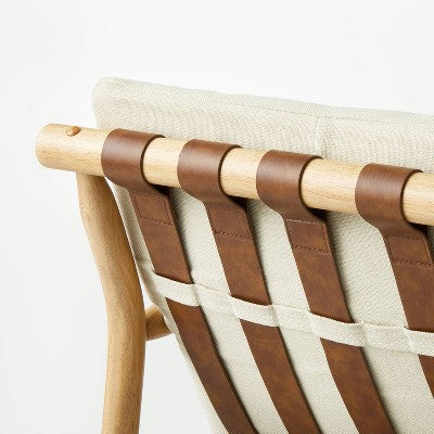  Holly Sling Back Accent Chair Cream/Natural - Threshold™ Designed With Studio McGee