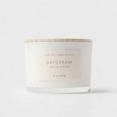  Wood Lidded Glass Wellness Daydream Candle - Threshold™