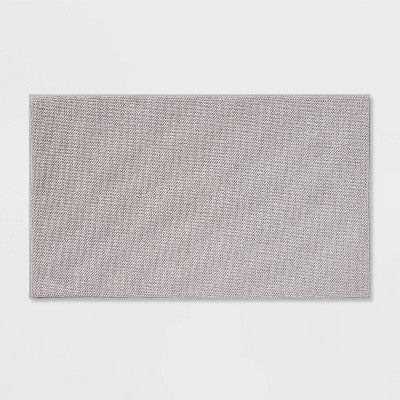  20"x34" Fine Chenille Memory Foam Bath Rug - Threshold™