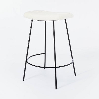  Clarkston Metal Counter Height Barstool With Upholstered Seat - Threshold™ Designed With Studio McGee