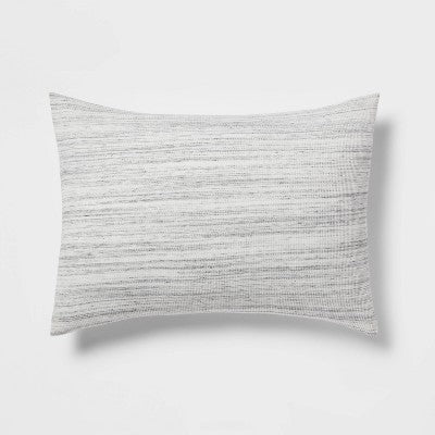  Space-Dyed Waffle Comforter Bedding Set Gray - Threshold™