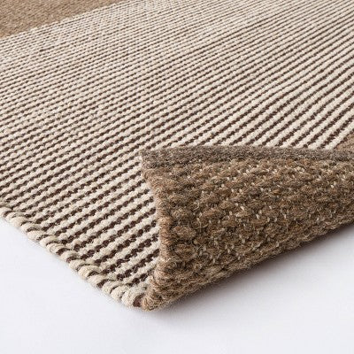  Hillside Hand Woven Wool/Cotton Area Rug Brown - Threshold™ Designed With Studio McGee
