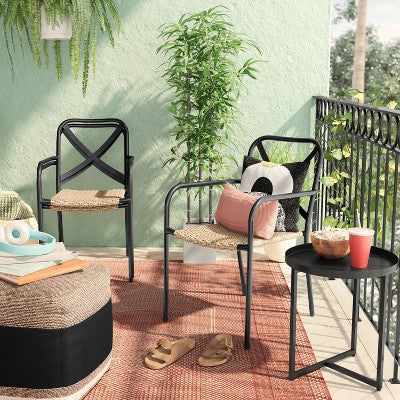  61" Artificial Bamboo Floor Plant Green - Threshold™