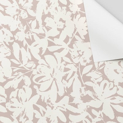  Brushstroke Floral Light Pink Wallpaper - Threshold™