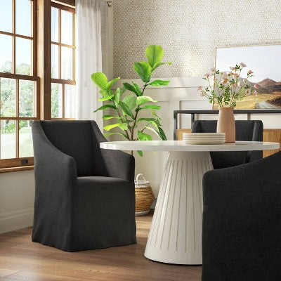  Replacement Slipcover Only For Sloped Arm Dining Chair - Threshold™