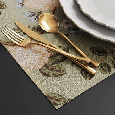  3pc Organic Tumbled Flatware Set Gold - Threshold™