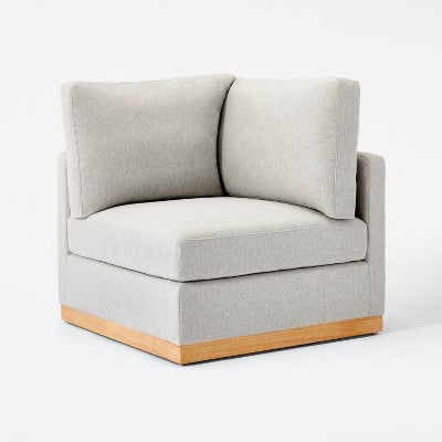  Woodland Hills Modular Sectional Corner Light Gray - Threshold™ Designed With Studio McGee