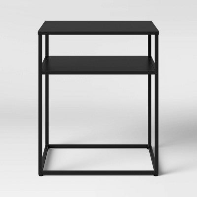  Glasgow Metal End Table Black - Threshold™
