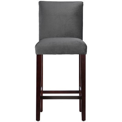  30" Velvet Parsons Barstool Wood - Threshold™