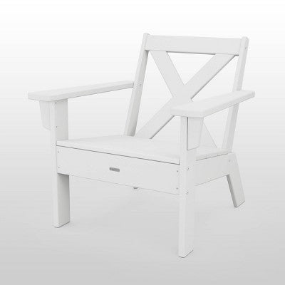  Shawboro POLYWOOD Patio Lounge Chair - White - Threshold™