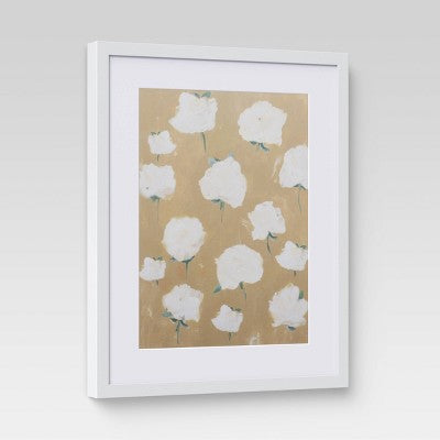  (Set Of 2) 16" X 20" Loose Floral Framed Wall Art - Threshold™