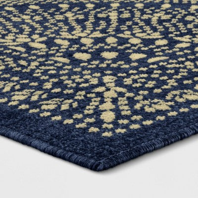  Butterfield Woven Novelty Area Rug Navy - Threshold