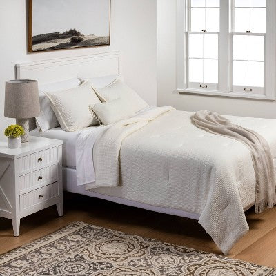  5pc Solid Textured Comforter Set - Threshold™
