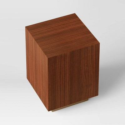  Wood And Metal Plinth Accent Table - Threshold™