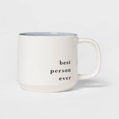  16oz Stoneware Best Person Ever Color Splash Mug - Threshold™