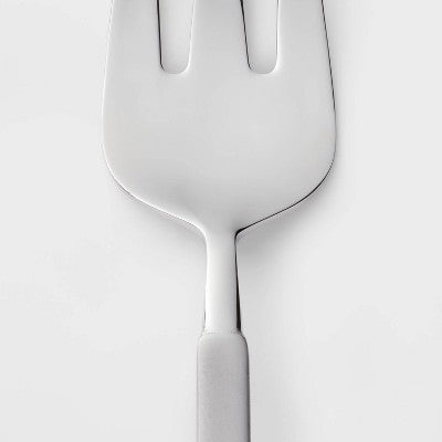  45pc Newfane Flatware Set Silver - Threshold™: Stainless Steel Silverware Set, Service For 4, Forks Spoons Knives