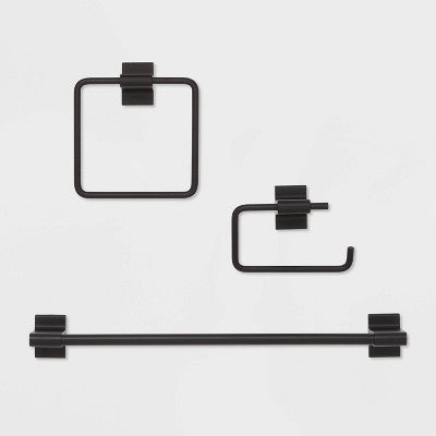  3pc Modern Bath Hardware Set - Threshold™