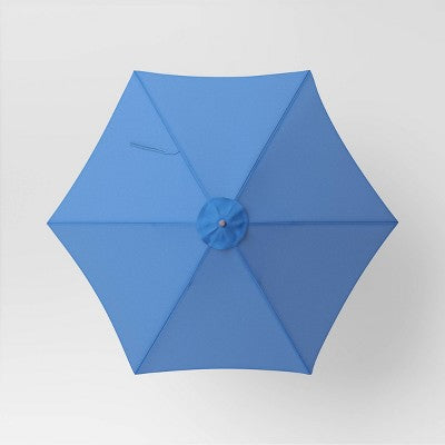  9'x9' Market Patio Umbrella - Light Wood Pole - Threshold™
