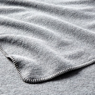  60"x80" Ribbed Faux Wool Bed Throw Blanket - Threshold™