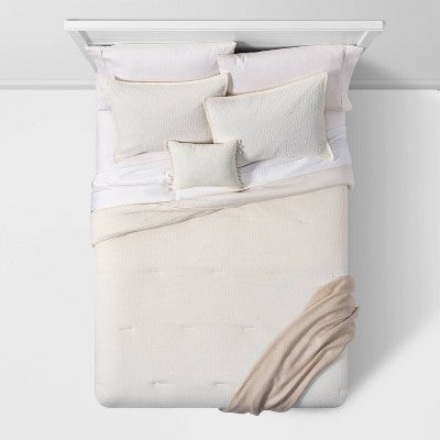  5pc Solid Textured Comforter Set - Threshold™