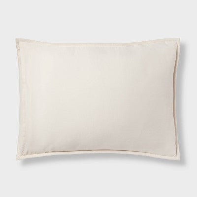  Voile Paisley Printed Quilt Sham Cream - Threshold™