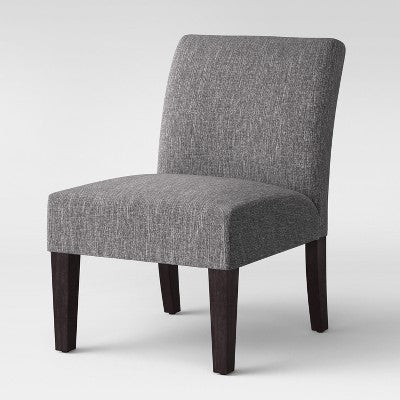  Quincy Basic Slipper Chair Charcoal - Threshold™