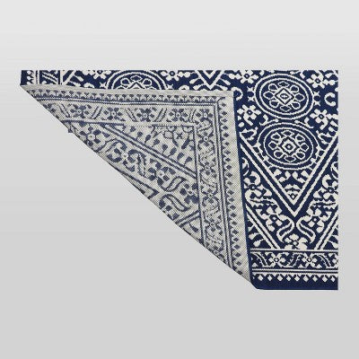  Tapestry Outdoor Rug Blue - Threshold