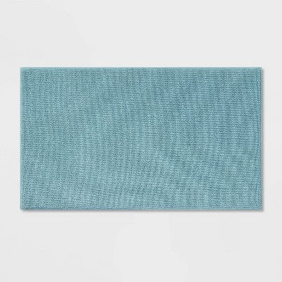 20"x34" Fine Chenille Memory Foam Bath Rug - Threshold™