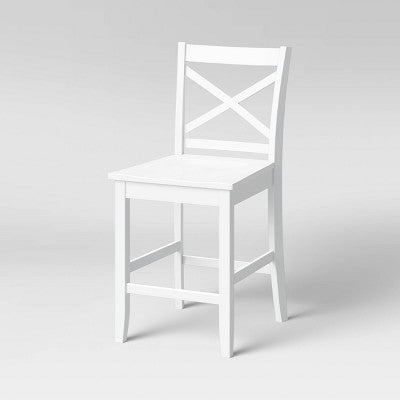  Carey 24" Counter Height Barstool - White - Threshold™