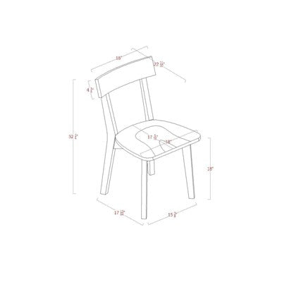  Set Of 2 Bombelli Modern Dining Chair Black - Threshold™