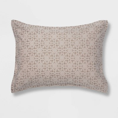  5pc Printed Geo Comforter Set Assorted Beiges - Threshold™