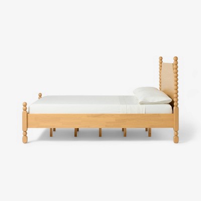  Modern Turned Wood Bed Brown - Threshold™ Designed With Studio McGee