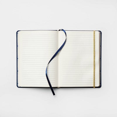  240pg College Ruled Journal 8"x6" Celestial Manifestations - Threshold™: Hard Cover, Lined Paper, Blue,