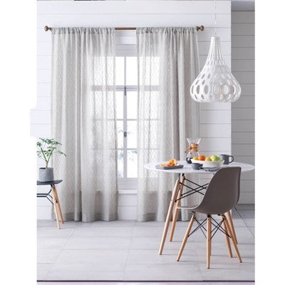  Curtain Rod Faux Wood - Threshold