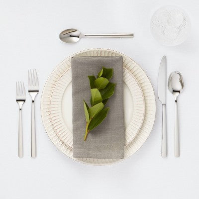  20pc Valona 18/10 Stainless Steel Flatware Set - Threshold Signature™
