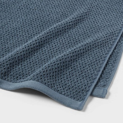  Luxe Textured Dot Towel Blue - Threshold™