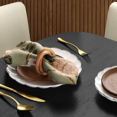  2pk Rattan Napkin Rings - Threshold™