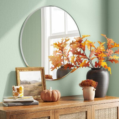  30" Round Shape Frameless Mirror - Threshold™