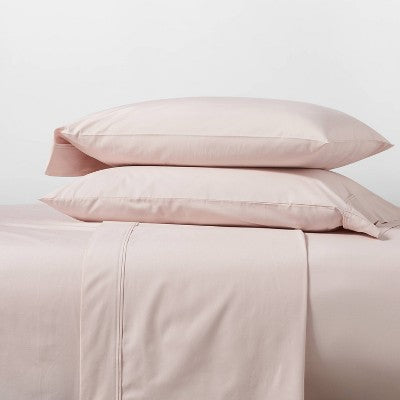 300 Thread Count Organic Cotton Solid Sheet Set - Threshold