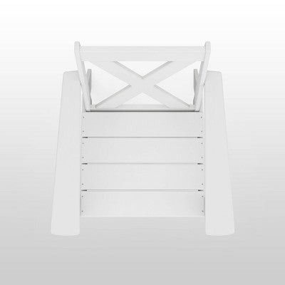  Shawboro POLYWOOD Patio Lounge Chair - White - Threshold™