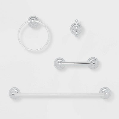  4pc Classic Bath Hardware Set - Threshold™
