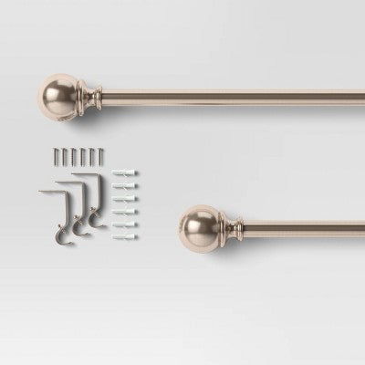  Ball Double Curtain Rod - Threshold™