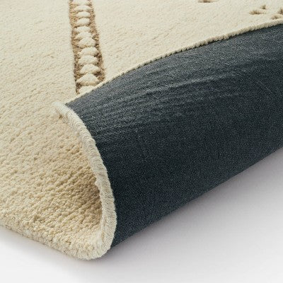  Cedar Hills Plush Geo Print Rug Cream - Threshold™ Designed With Studio McGee