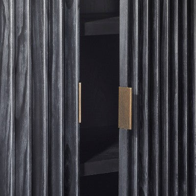  55" Thousand Oaks Wood Scalloped Cabinet - Threshold™ Designed With Studio McGee