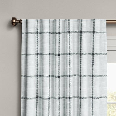  1pc Blackout Window Curtain Panel Gray - Threshold™